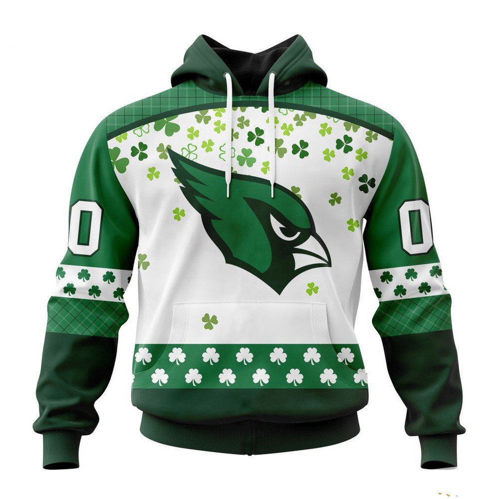 Custom NFL Arizona Cardinals St Patricks Day Hoodie Gift Ideas For Football Lovers