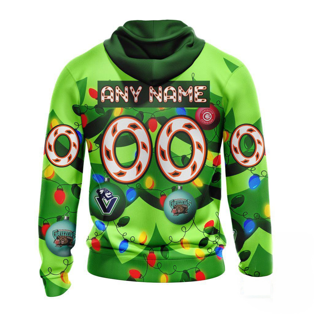 Custom NHL Vancouver Canucks Specialized Christmas Tree Color And Citys Sports Teams Hoodie