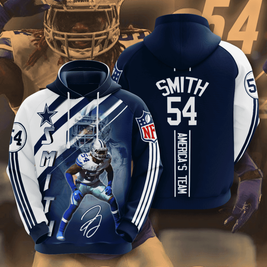 Dallas Cowboys Jaylon Smith Hoodie Zip Hoodie