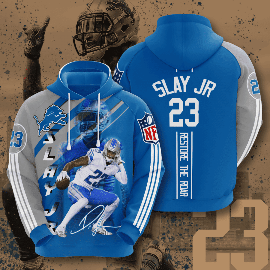Detroit Lions Darius Slay Jr Hoodie Zip Hoodie Version 1265