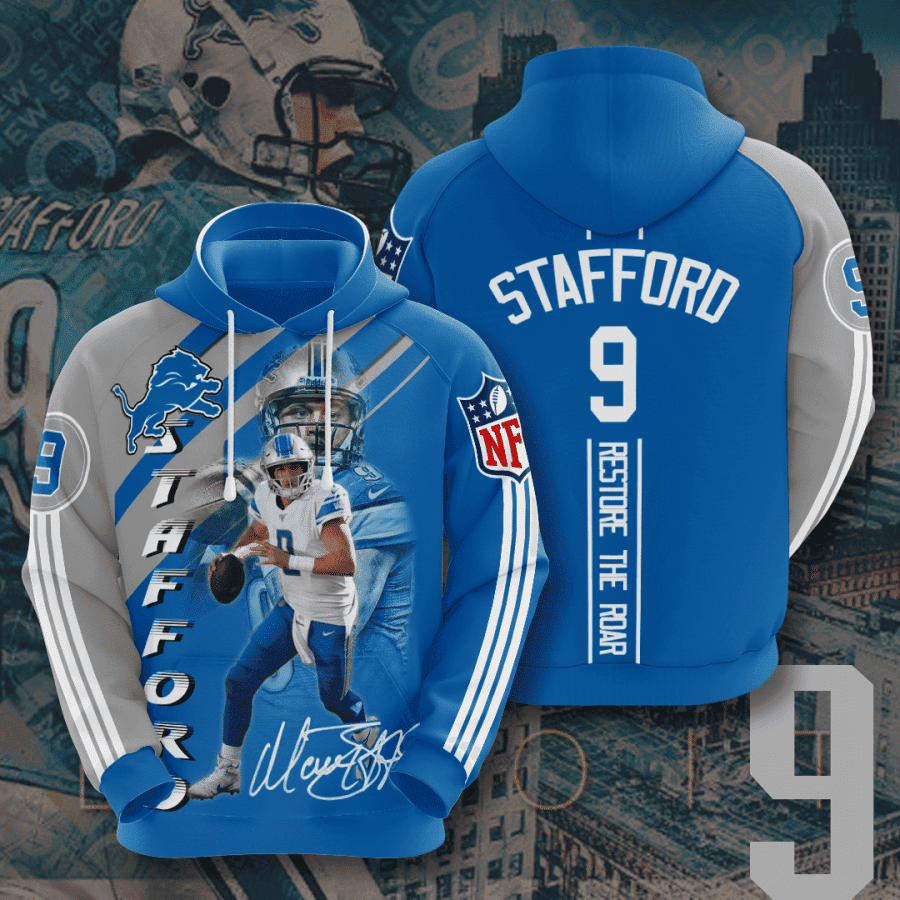 Detroit Lions Hoodie Zip Hoodie Version 1626