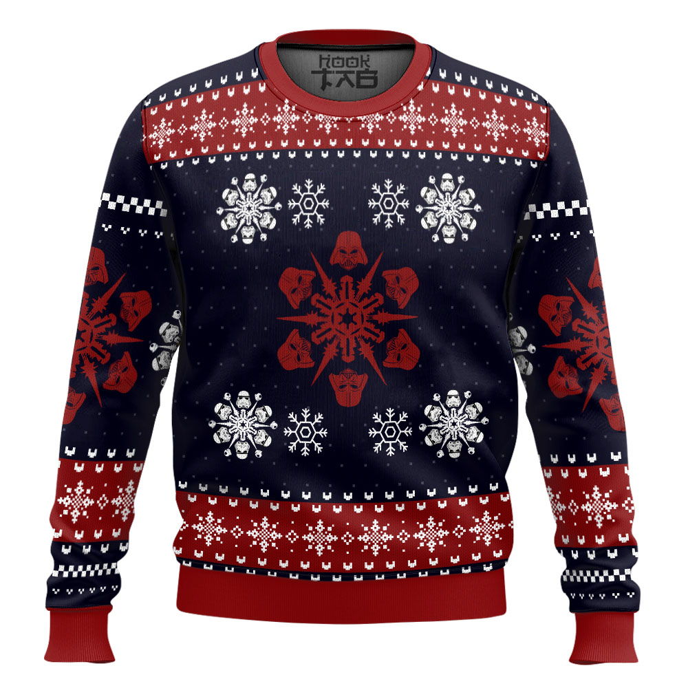 Empire Snowflakes Star Wars Ugly Christmas Sweater