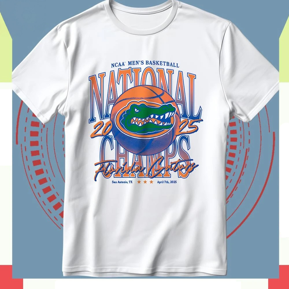 Florida Gators NCAA Mens Basketball National Champs 2025 Shirt Gift Ideas For Basketball Lovers