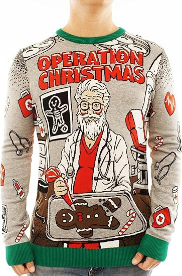 Gingerbread Operation Christmas Ugly Christmas Sweater