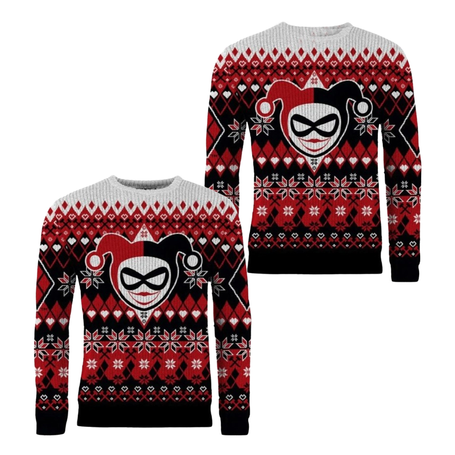 Harley Quinn Happy Harley Days Harley Quinn Christmas Gift Harley Quinn Christmas Ugly Christmas Sweater