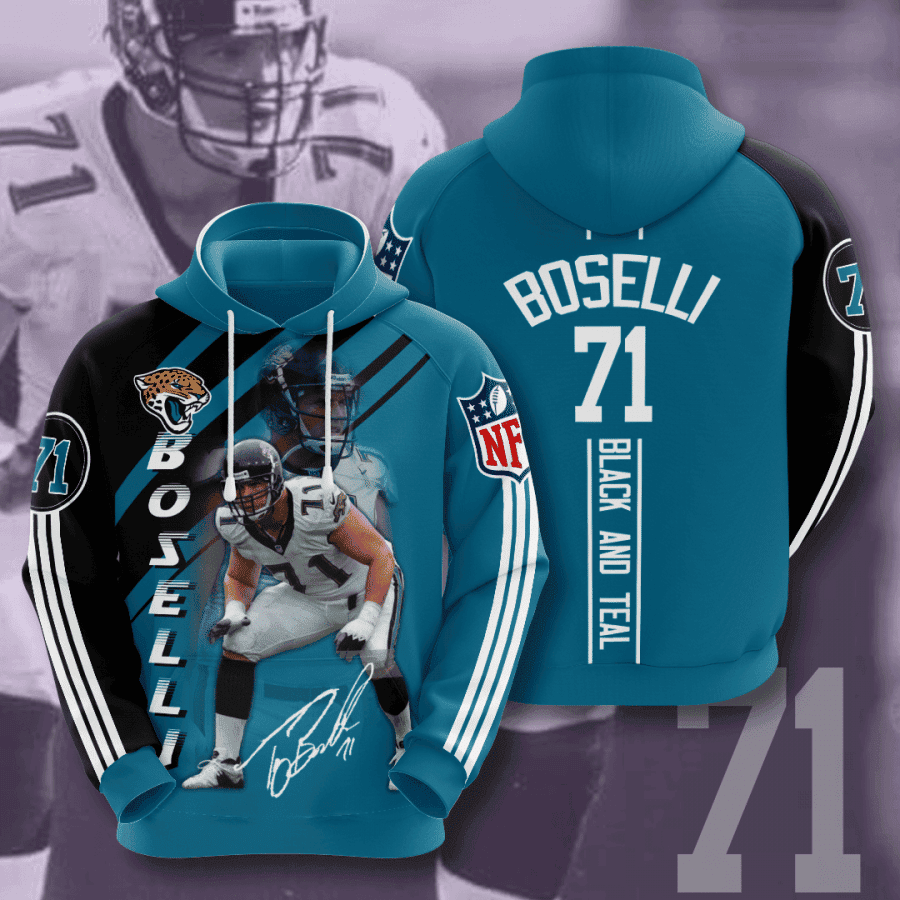 Jacksonville Jaguars Tony Boselli Hoodie Zip Hoodie