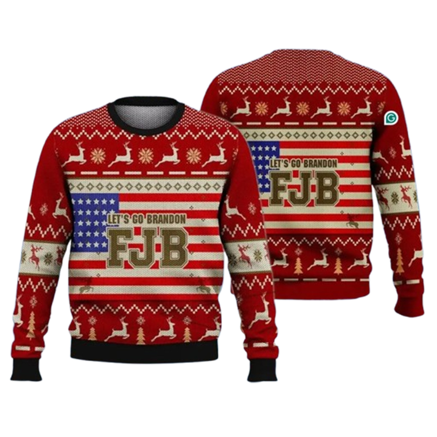 Lets Go Brandon Fjb Ugly Christmas Sweater