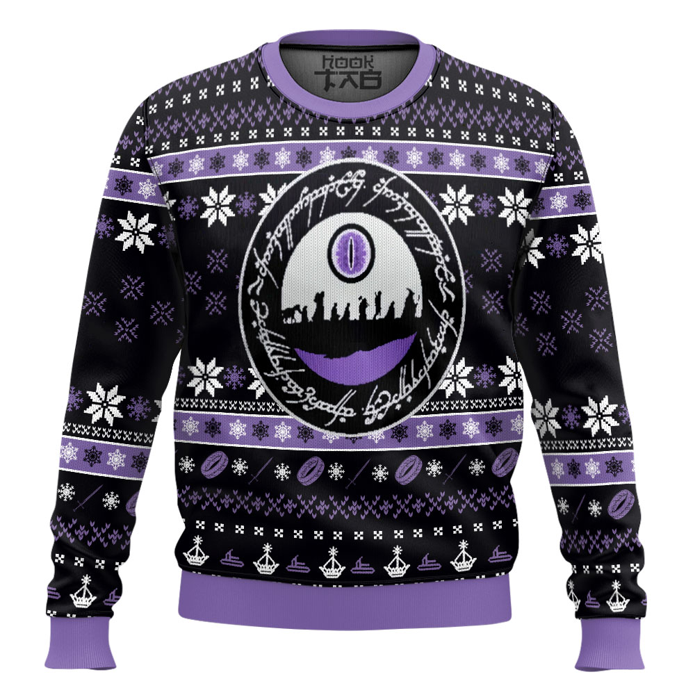 Lord Of The Ring Xmas Ugly Christmas Sweater - Ugly Christmas Sweater- Jumper