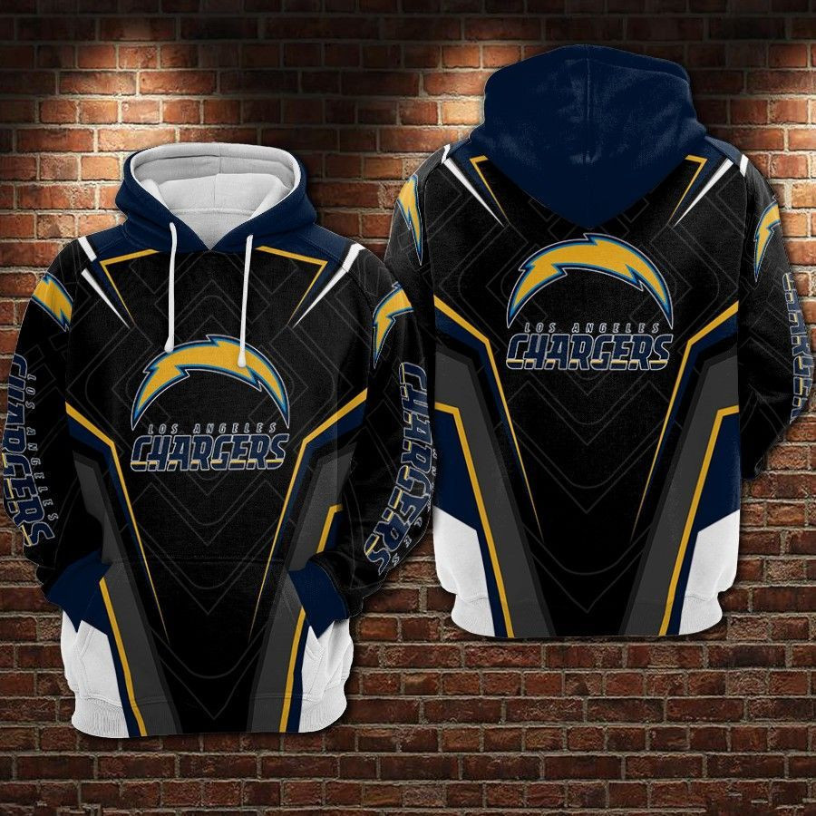 Los Angeles Chargers Hoodie Zip Hoodie Version 459