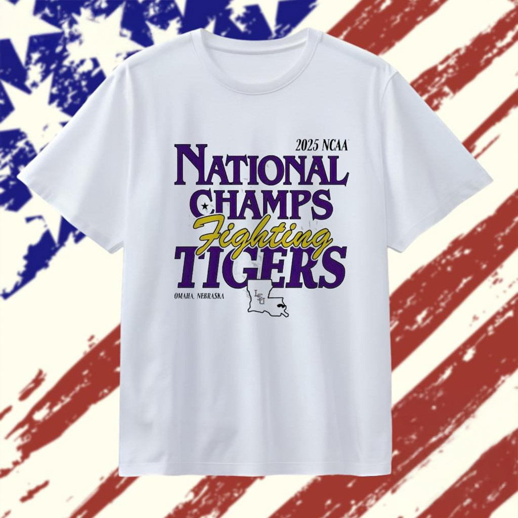 LSU Tigers 2025 NCAA National Champs Fighting Tigers T-Shirt LSU Tigers Merch Fans Gifts