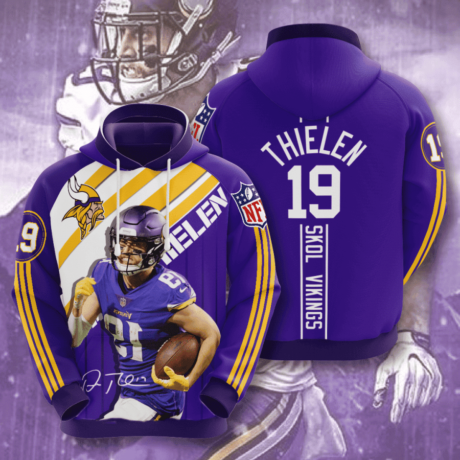 Minnesota Vikings Hoodie Zip Hoodie Version 300
