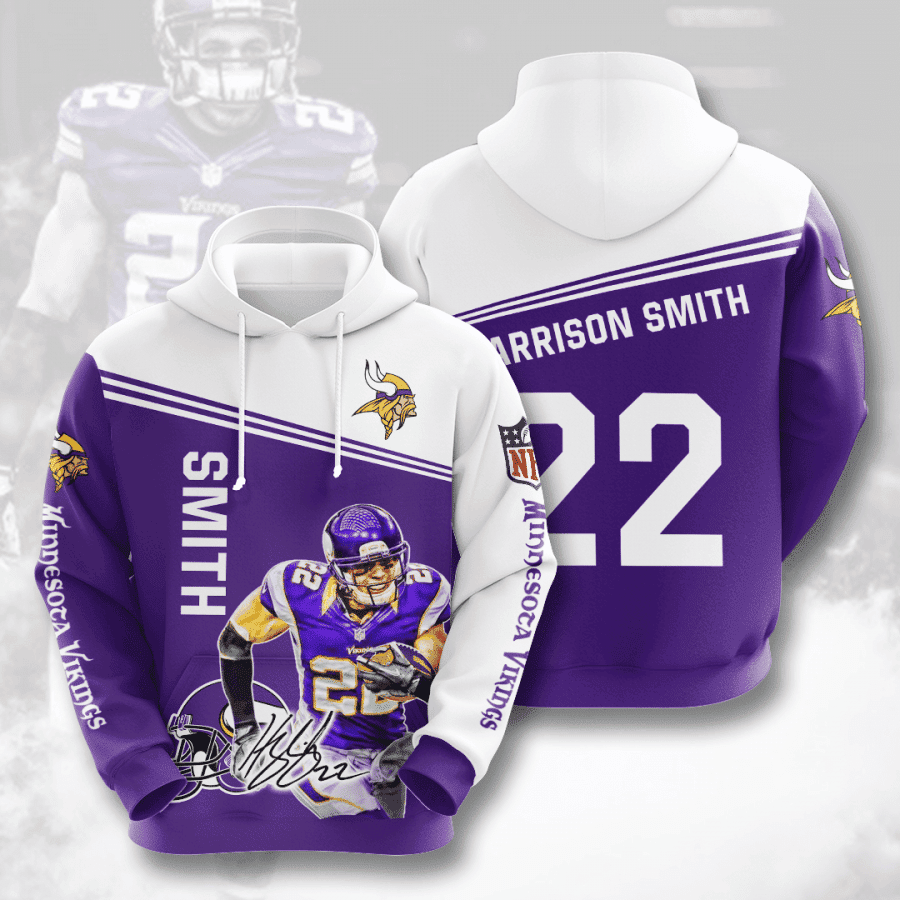 Minnesota Vikings Hoodie Zip Hoodie Version 319