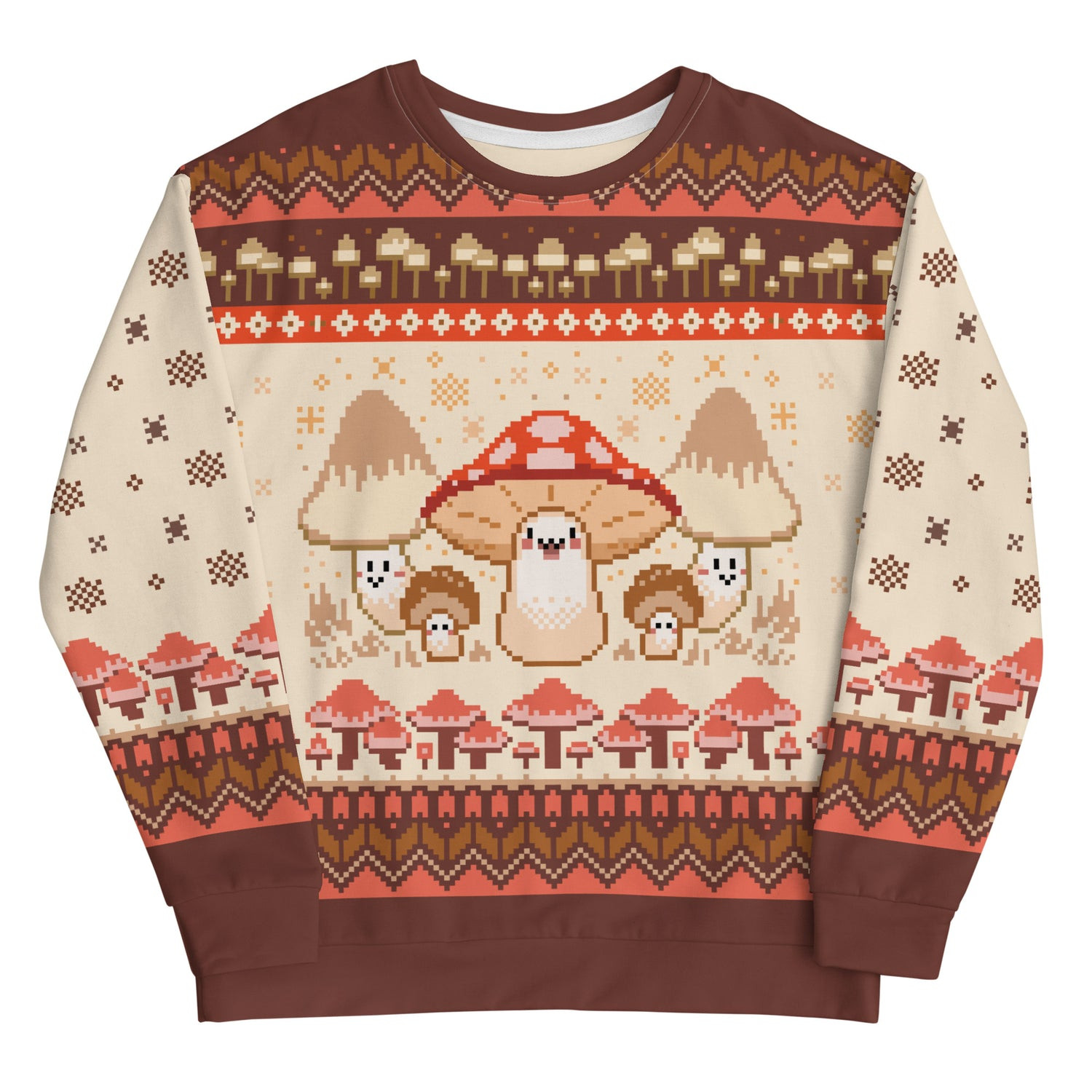 Mushroom Ugly Christmas Sweater