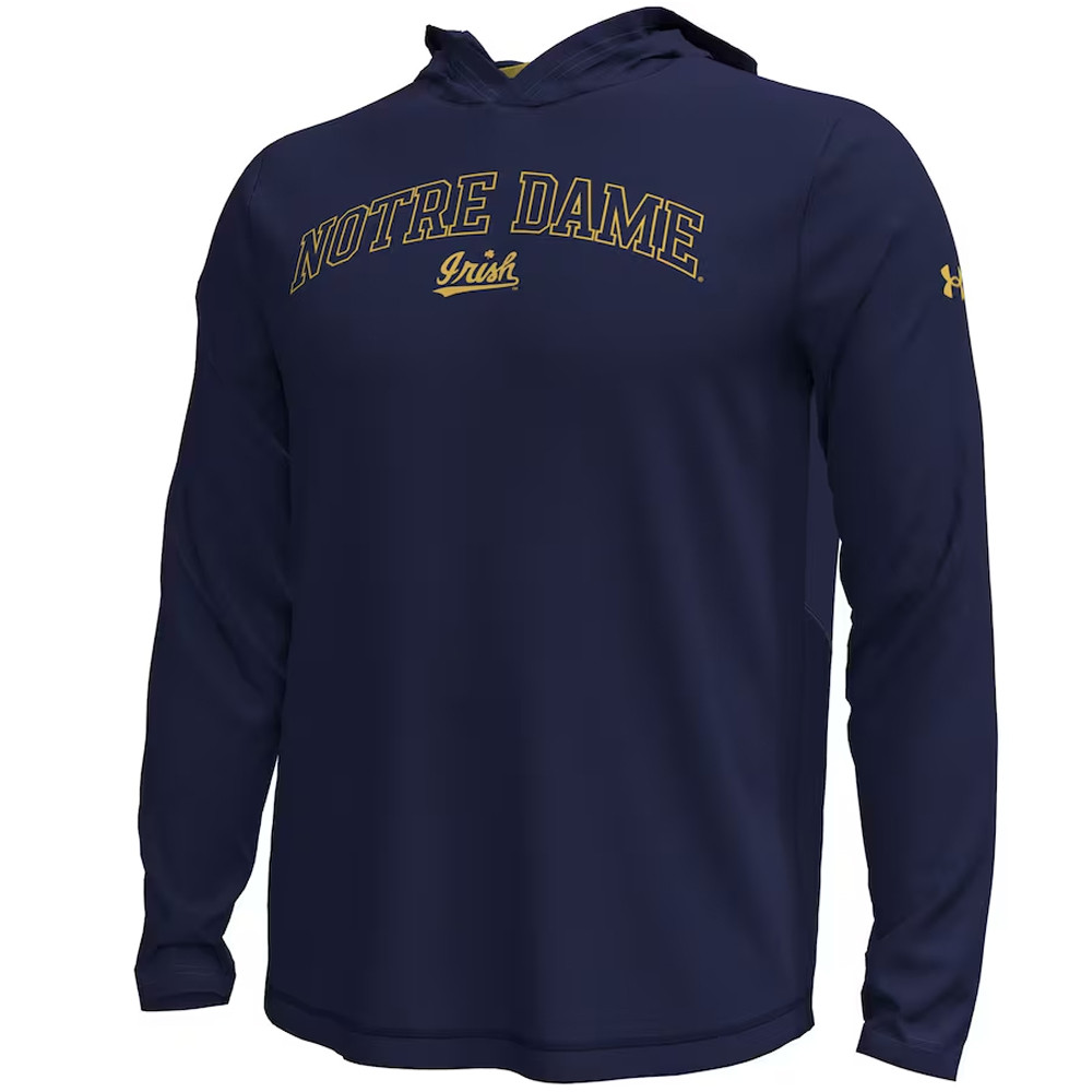 Navy Notre Dame Fighting Irish NCAA Knockout Hoodie Gifts For Fans