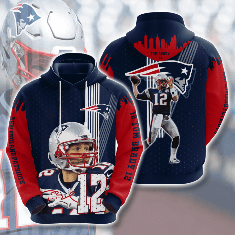 New England Patriots Hoodie Zip Hoodie Version 1311