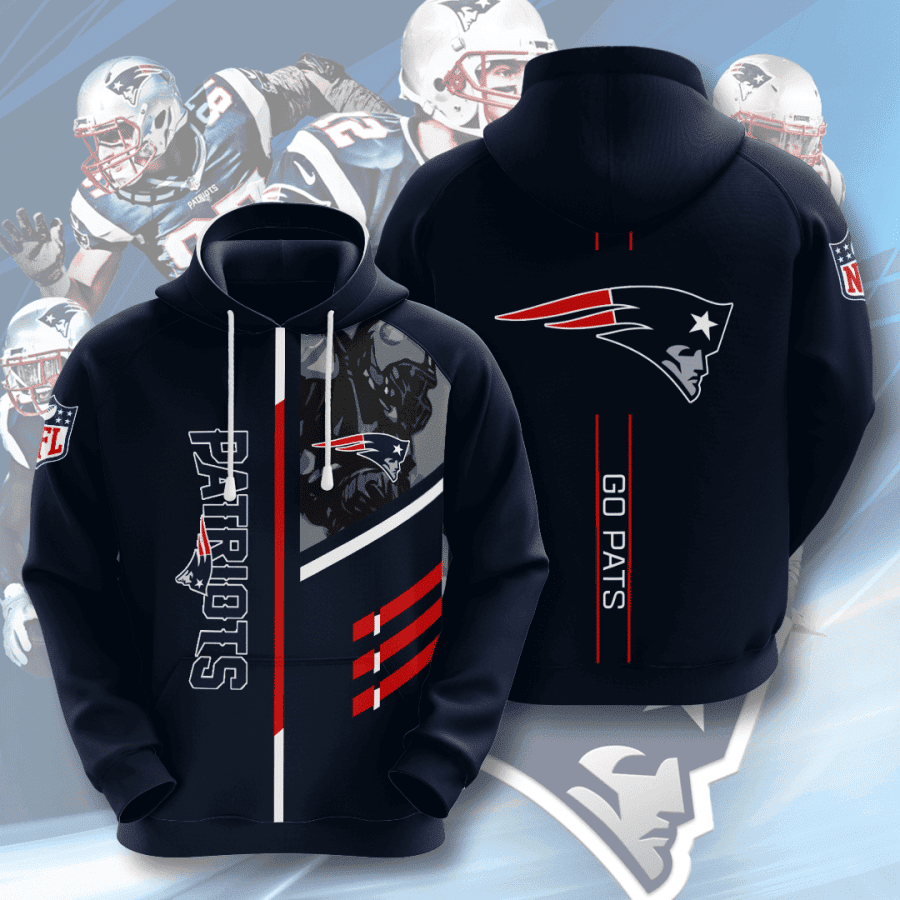 New England Patriots Hoodie Zip Hoodie Version 1395
