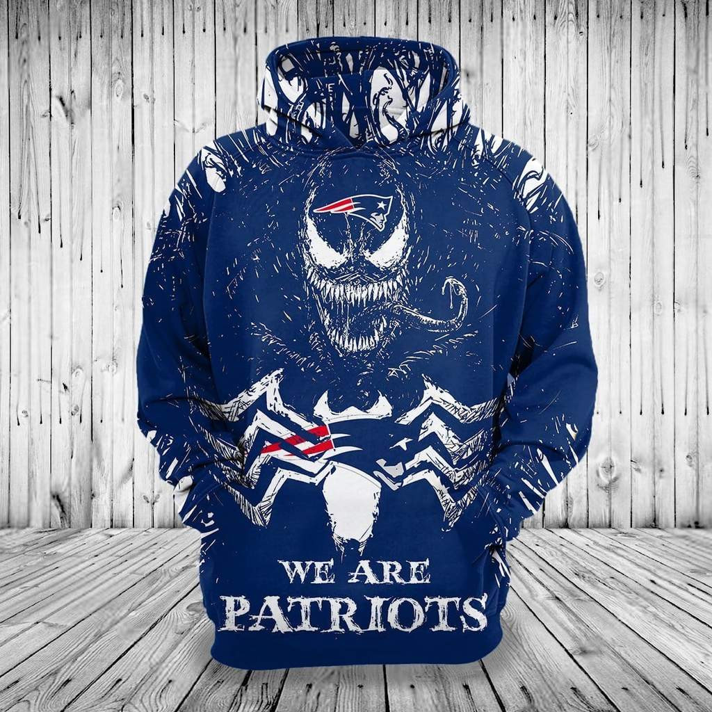 New England Patriots Hoodie Zip Hoodie Version 1594