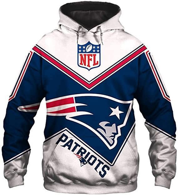 New England Patriots NFL Football Hoodie Zip Hoodie
