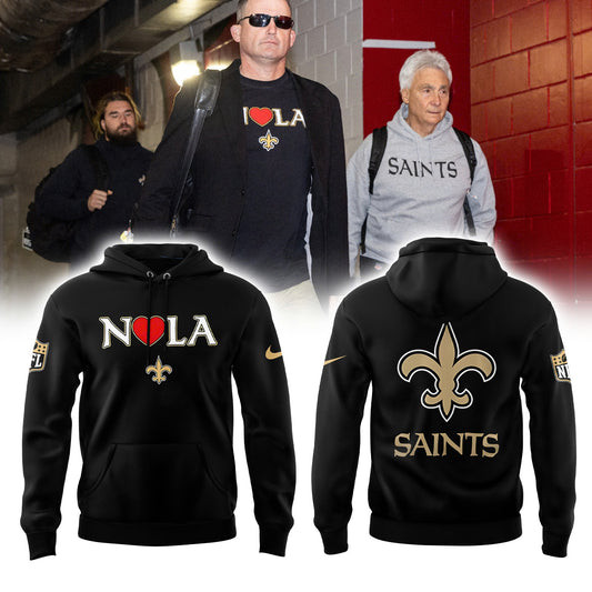 New Orleans Saints N Love LA 2025 Hoodie Presents For Football Fans