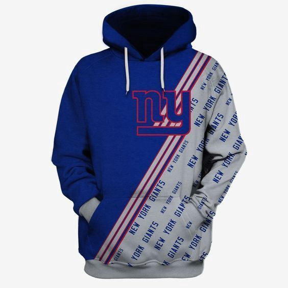 New York Giants NFL Football Many Logo Hoodie Zip Hoodie Version 1165