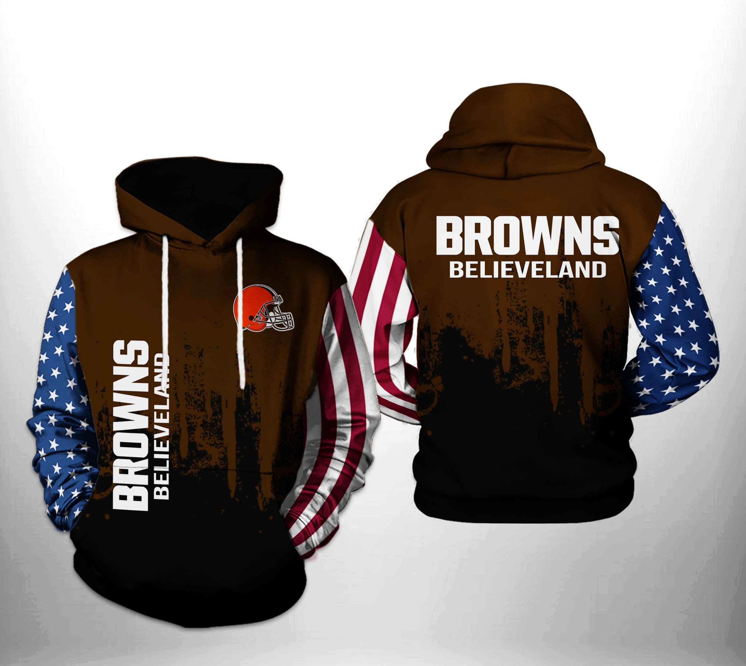 NFL Cleveland Browns NFL Team US Hoodie Zip Hoodie