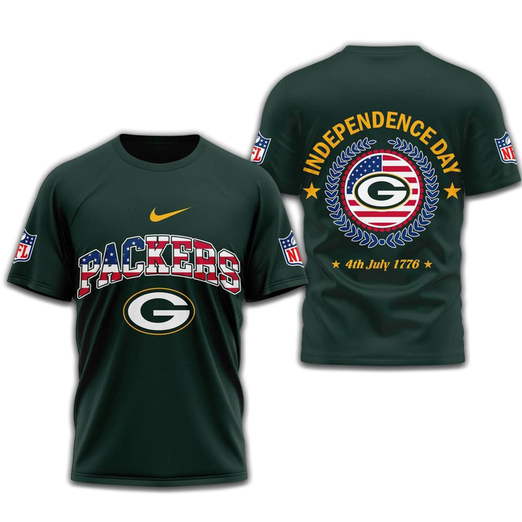 NFL Green Bay Packers 2025 Independence Day Shirt