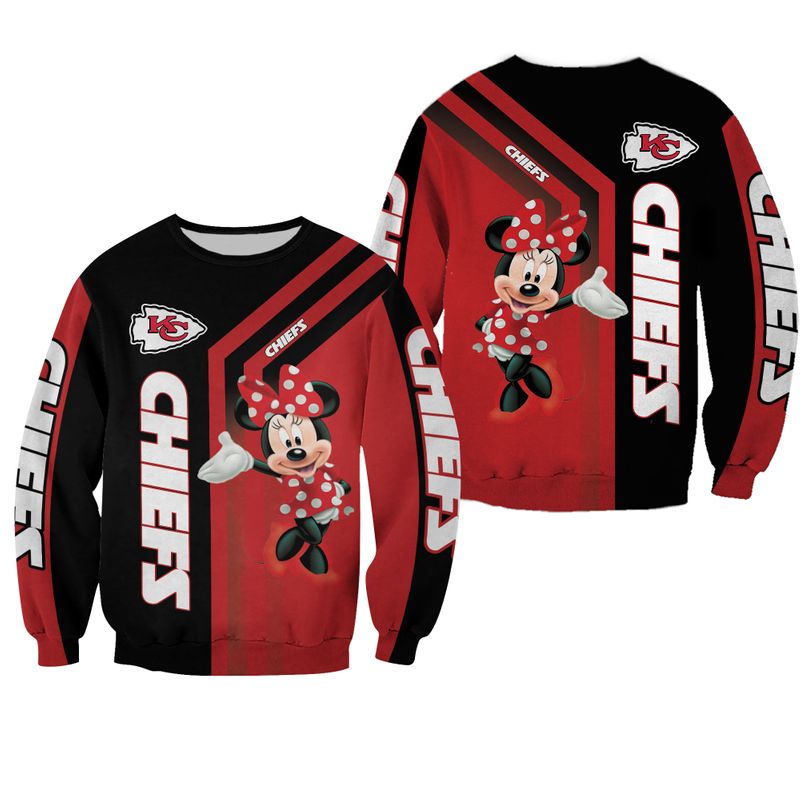 NFL Kansas City Chiefs feat Minnie Mouse Hoodie