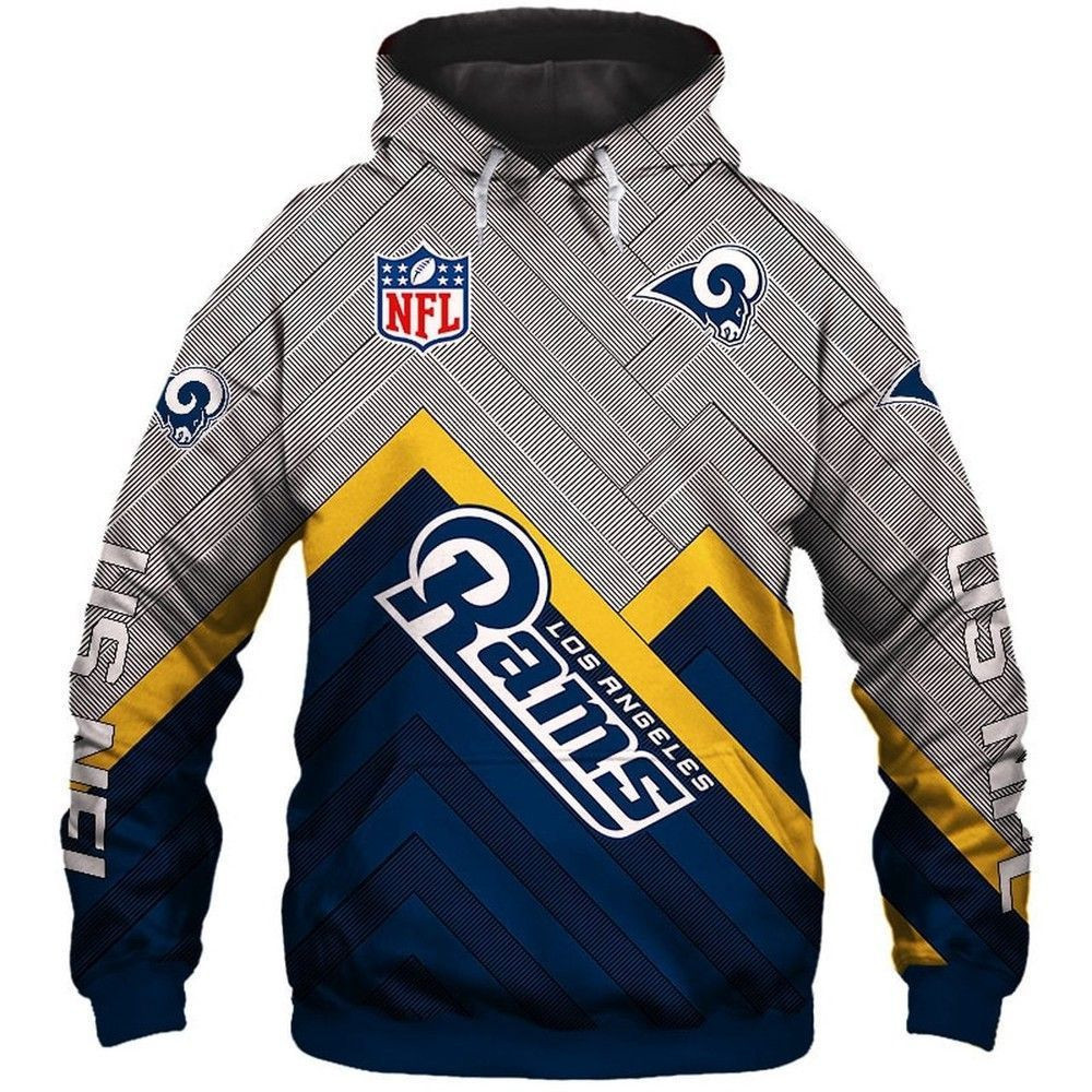 NFL Los Angles Rams Hoodie Zip Hoodie