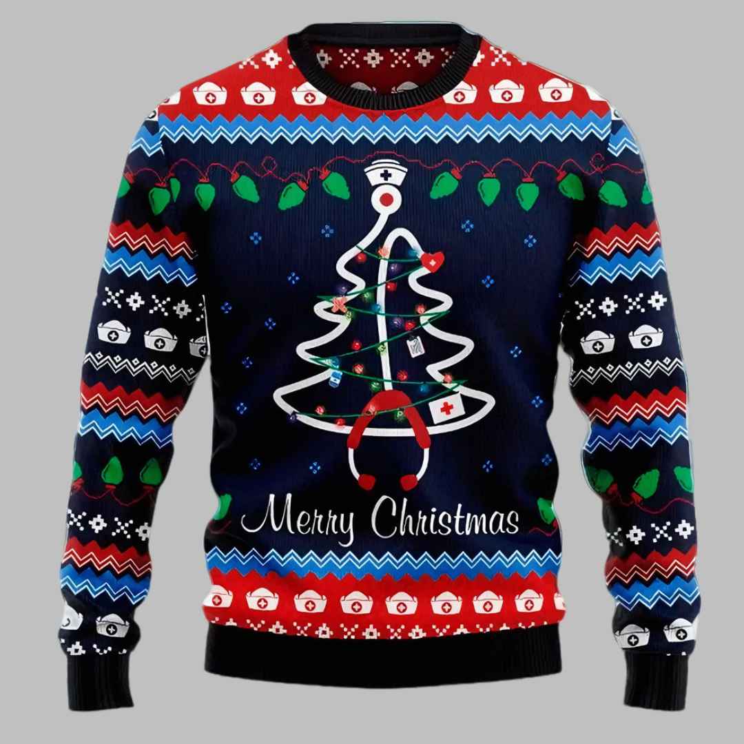 Nurse Merry Christmas Ugly Christmas Sweater