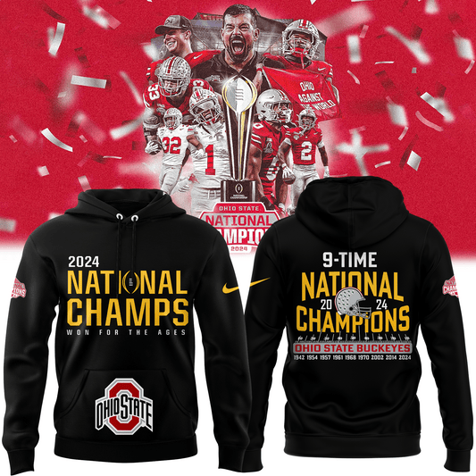 Ohio State Buckeyes NCAA National Champions Hoodie Best Football Gifts