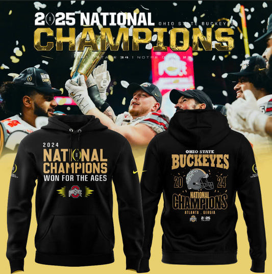Ohio State Buckeyes NCAA National Champions Hoodie Presents For Husband