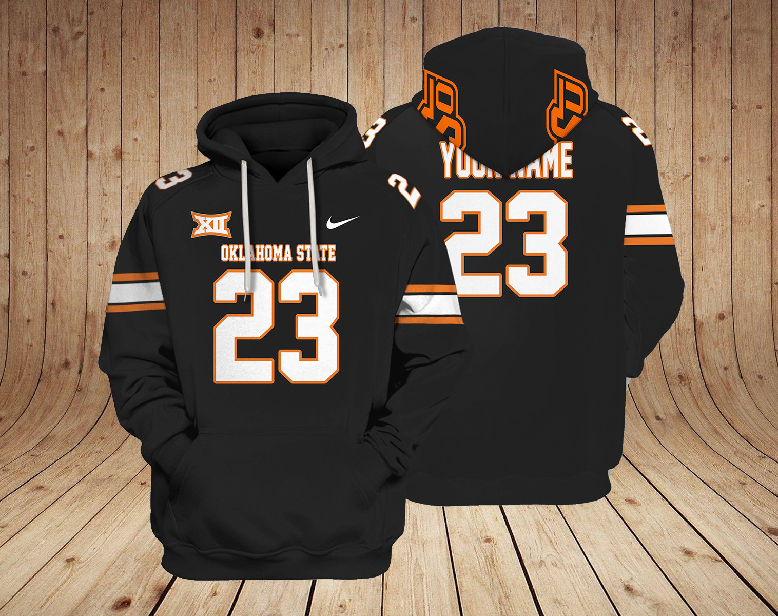 Oklahoma State Cowboys NCAA Custom 3D Hoodie BL37087