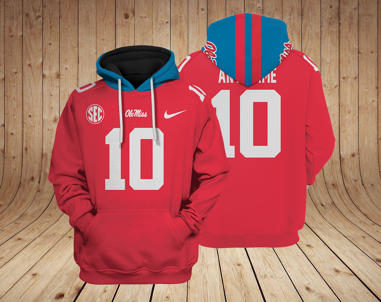 Ole Miss Rebels NCAA Custom 3D Hoodie BL37087