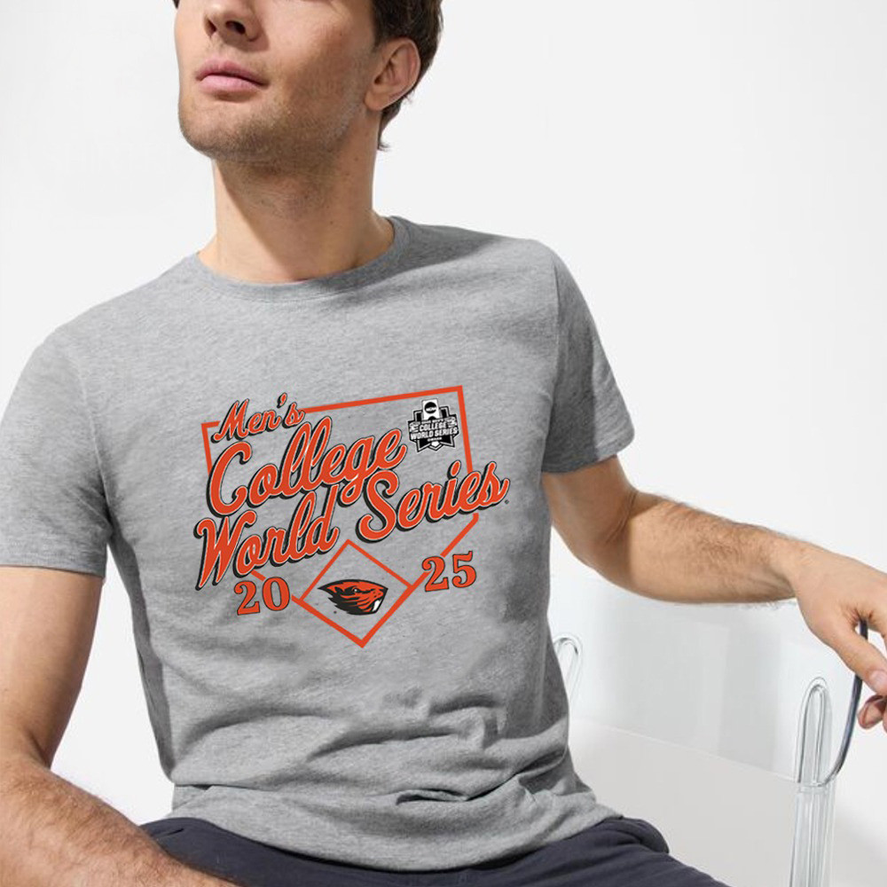 Oregon State Beavers 2025 NCAA Baseball Mens College World Series T-Shirt Gifts For Dad