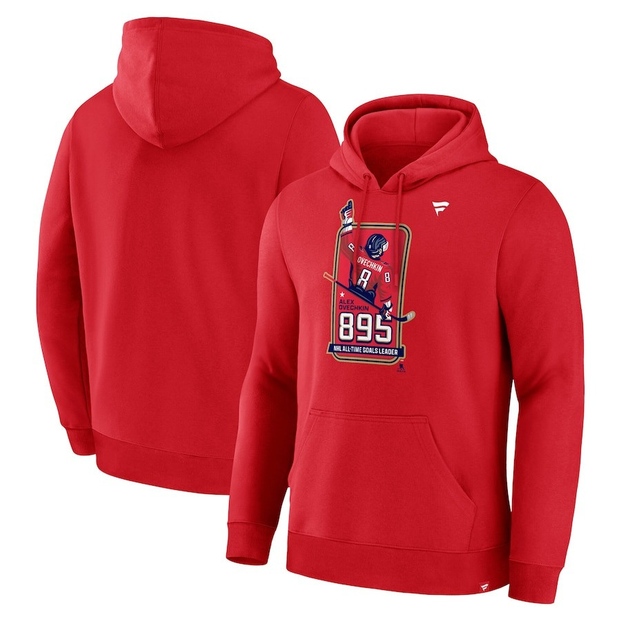 Ovechkin 895 Hoodie Alex Ovechkin NHL All Time Goals Leader Washington Capitals Fan Merch