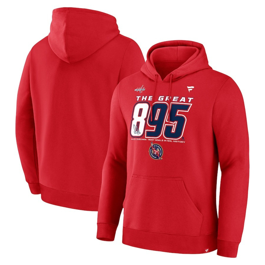 Ovechkin 895 Hoodie Alex Ovechkin NHL All-Time Leading Goal Scorer The Great 895 Fan Merch