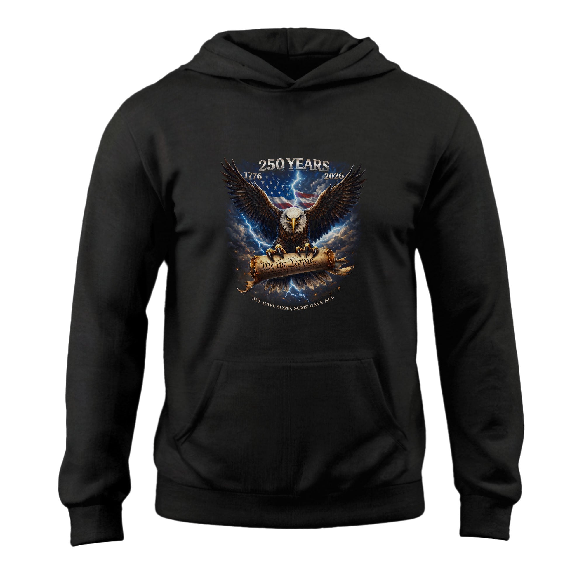 Patriotic 250 Years 1776-2026 We The People Eagle Hoodie