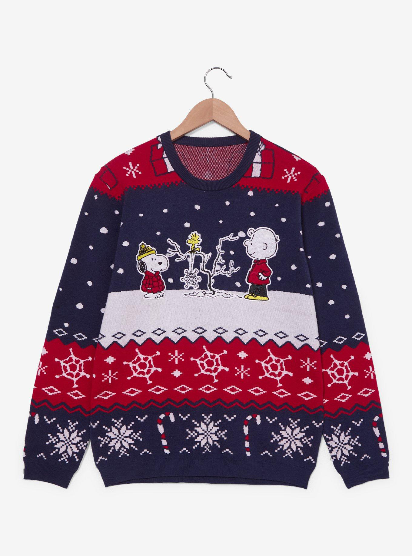 Peanuts Snoopy & Charlie Brown Holiday Ugly Sweater