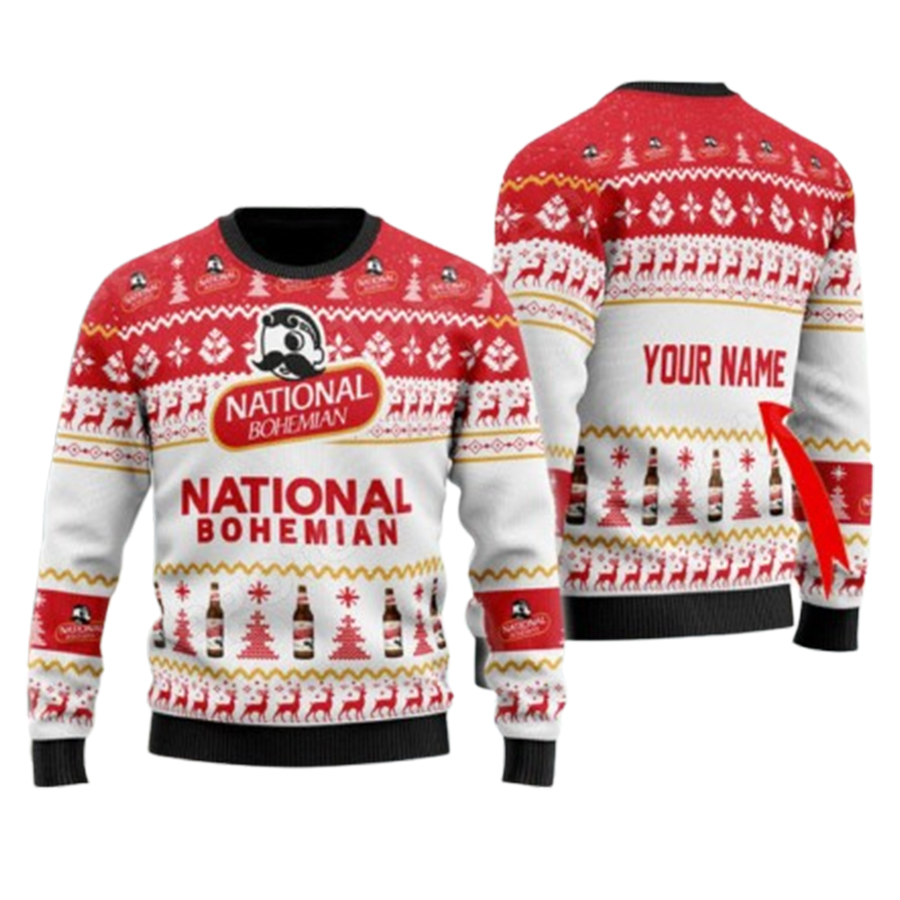 Personalized National Bohemian Ugly Christmas Sweater