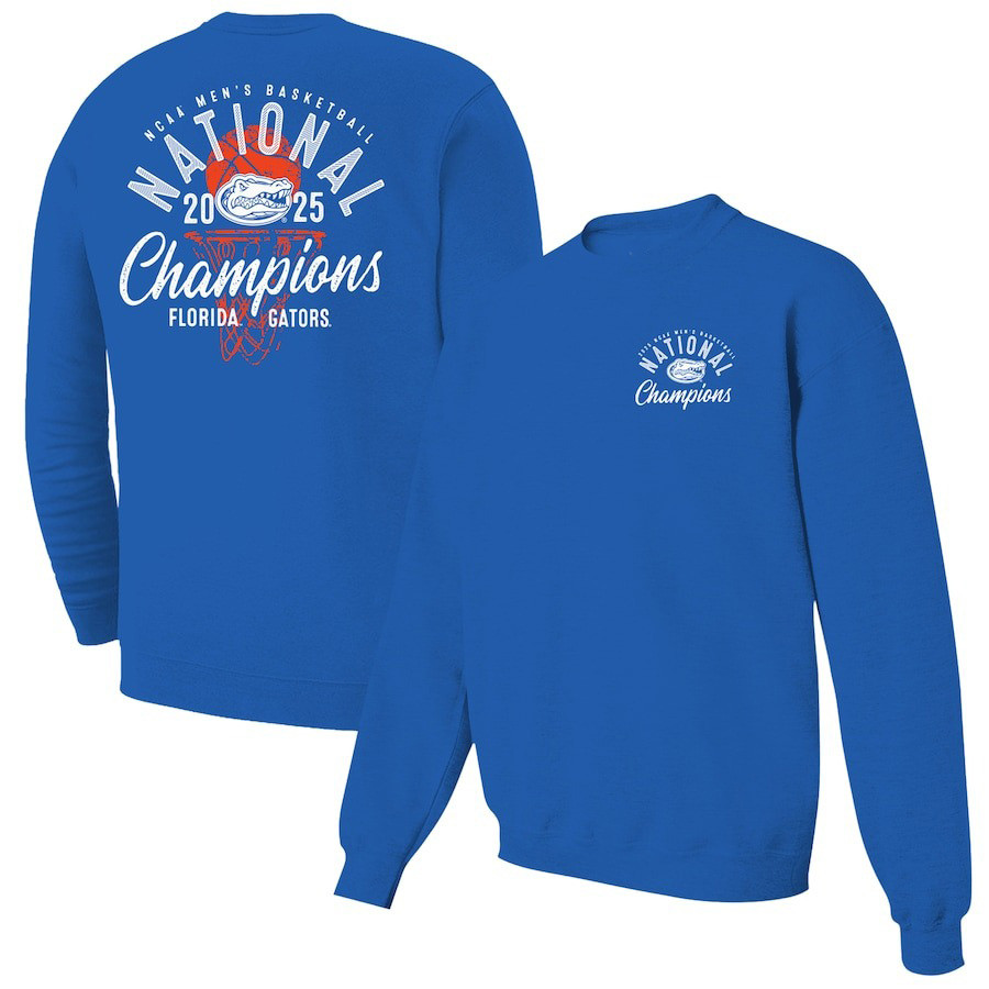 Royal Florida Gators 2025 NCAA Mens Basketball National Champions Sweatshirt Gifts For Fans