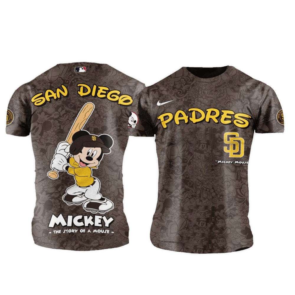 San Diego Padres MLB x Mickey Night Game Shirt San Diego Padres Merch Great Fathers Day Gifts