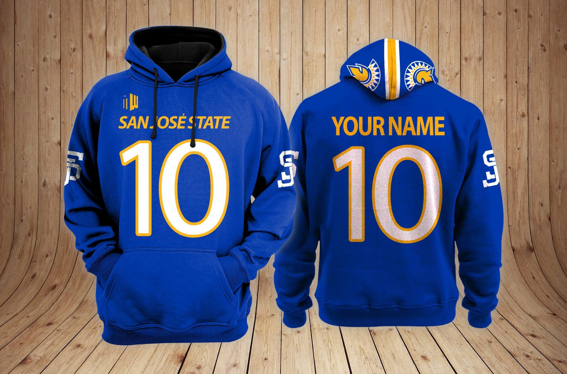 San Jose State Spartans NCAA Custom 3D Hoodie PT24454