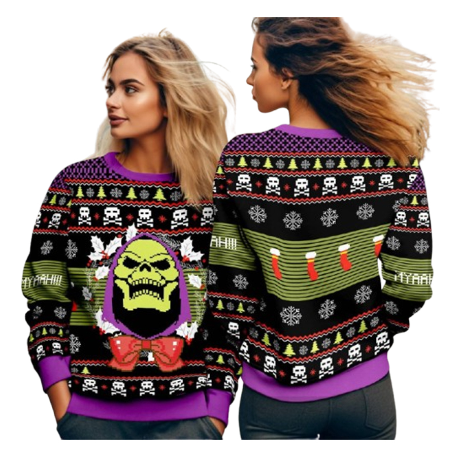 Skeletor Ugly Christmas Sweater