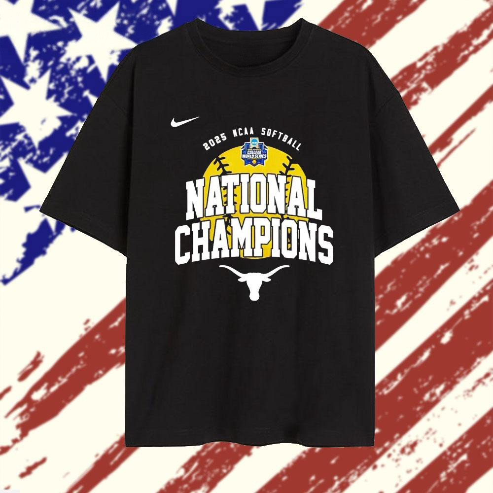 Texas Longhorns 2025 Ncaa Softball National Champions T-Shirt Texas Longhorns Merch For Fans