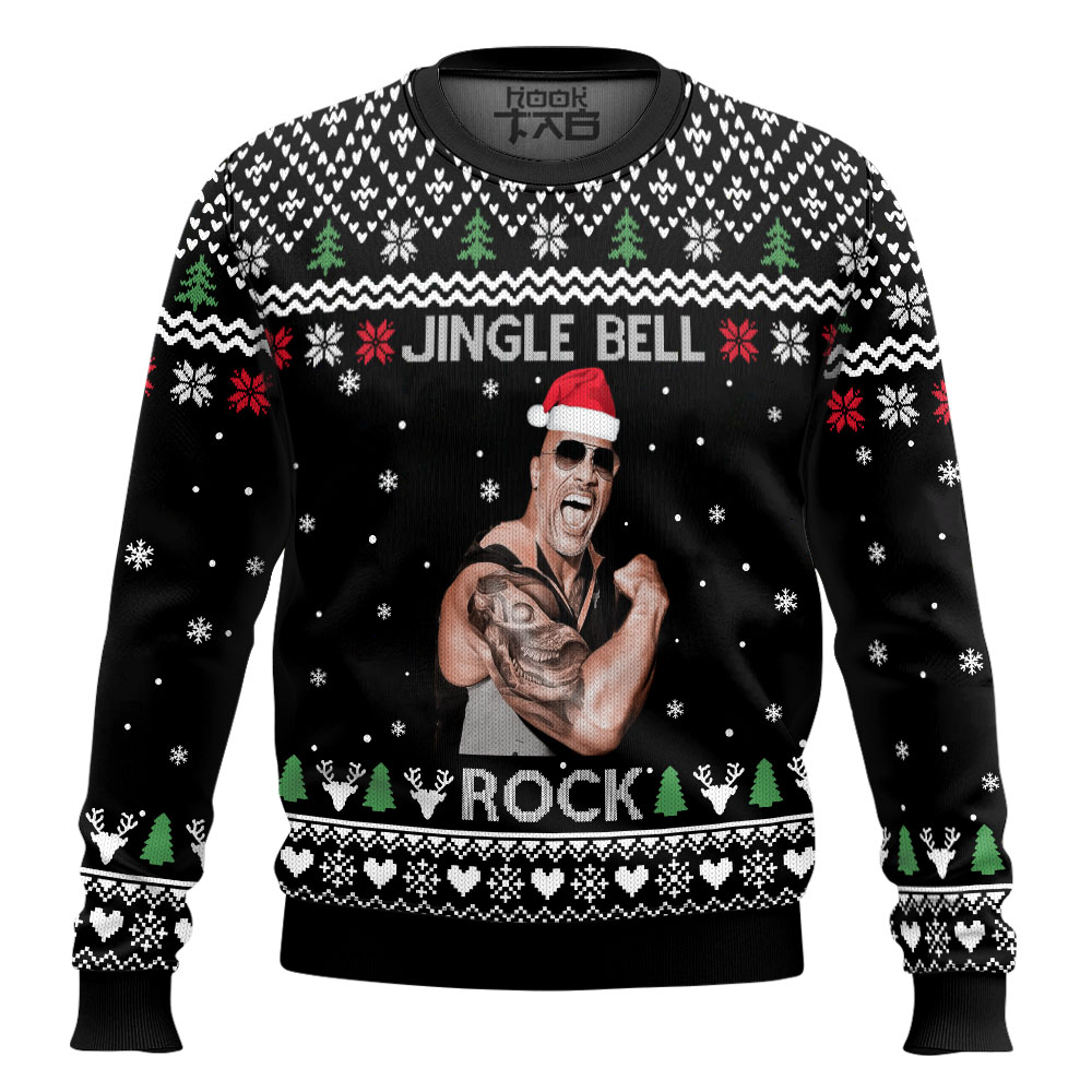 The Rock Jingle Bell Christmas Wool Sweater LIMITED EDITION