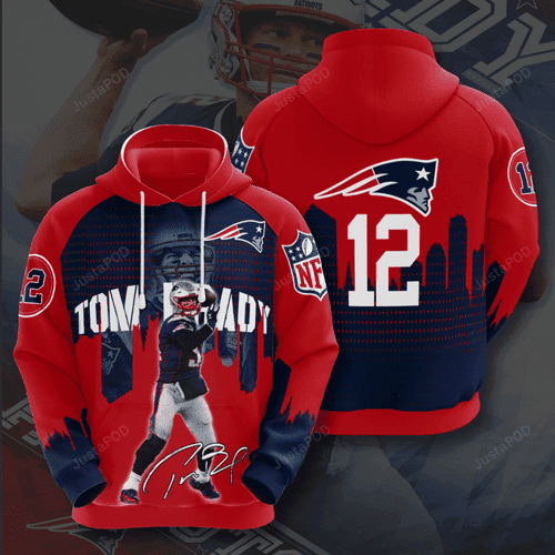 Tom Brady New England Patriots Hoodie Zip Hoodie Version 667