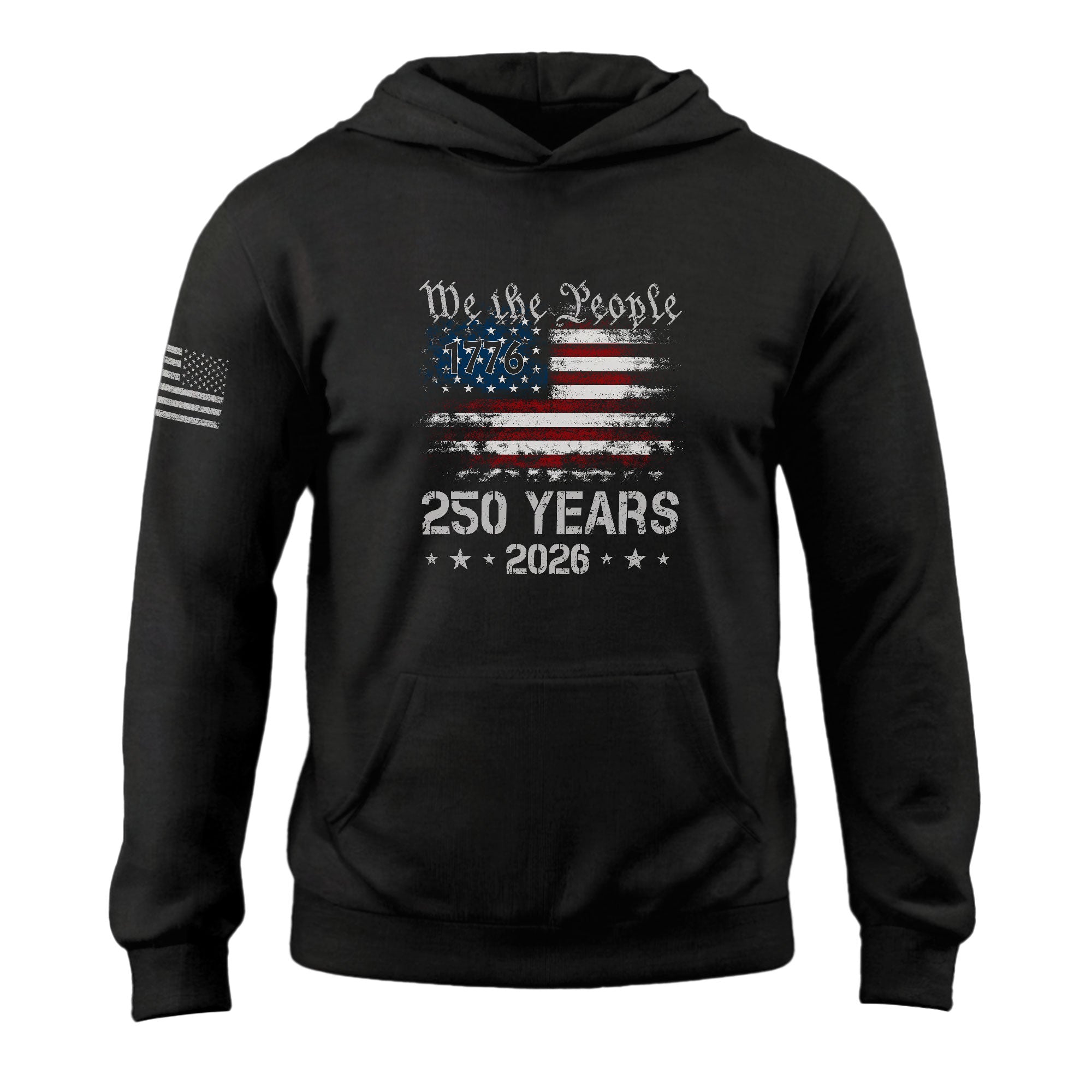 USA 250th Anniversary 250 Years We The People Hoodie 1776-2026