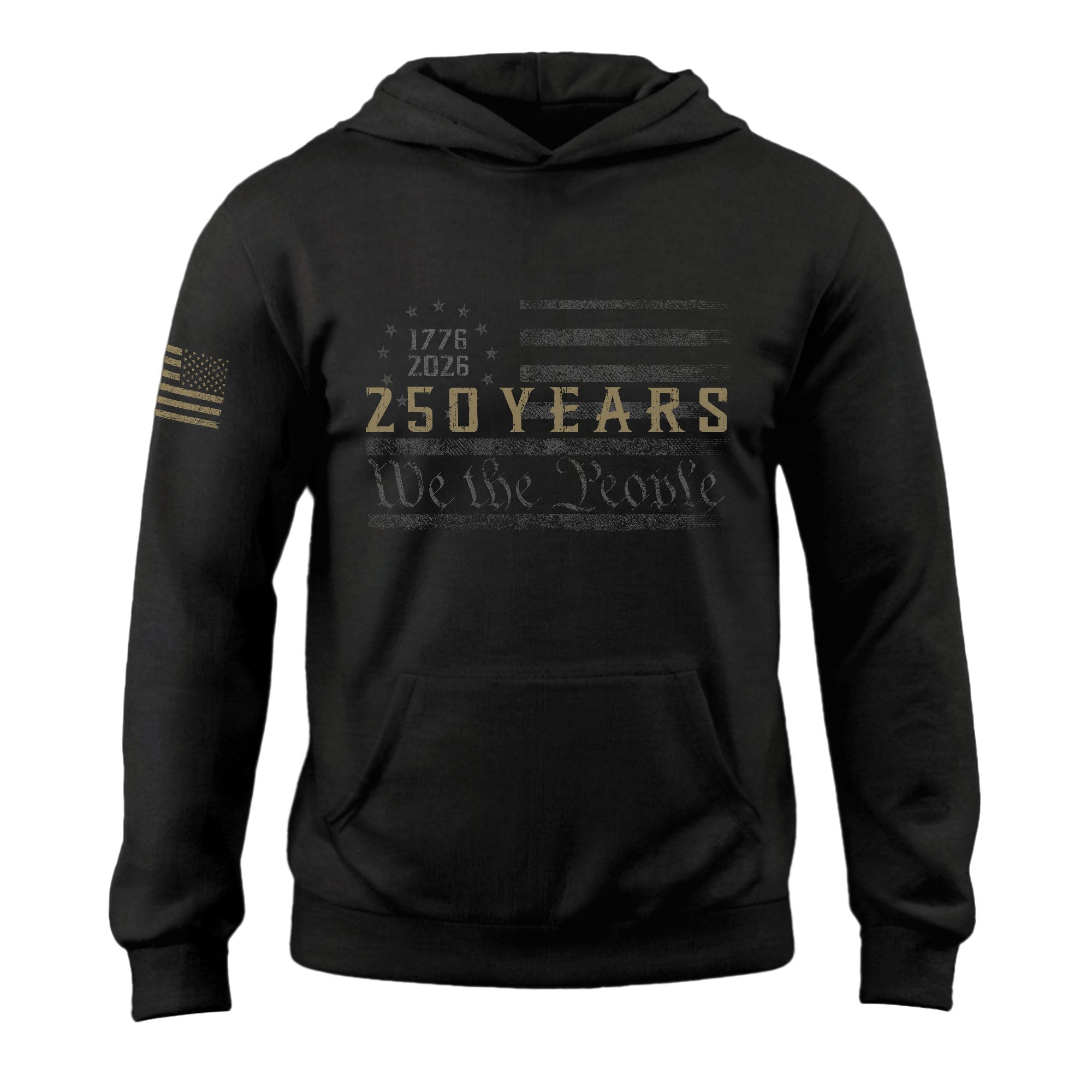 USA 250th Anniversary Hoodie 1776-2026 We The People Patriotic American Flag Heritage