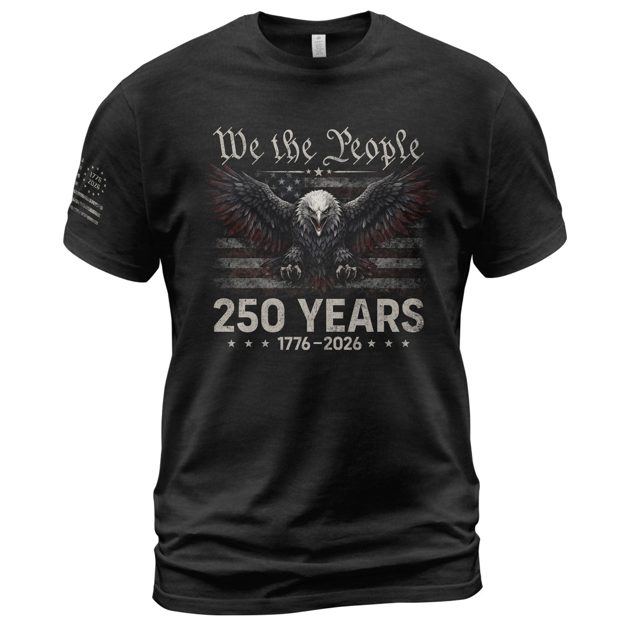 USA 250th Anniversary T-Shirt 1776-2026 Eagle Heritage Tribute