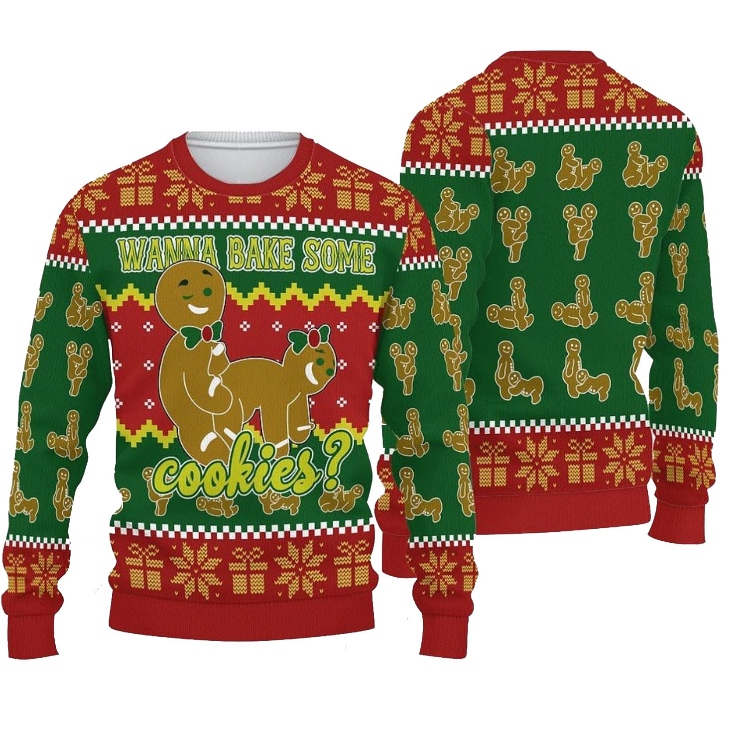 Wanna Bake Some Cookies Christmas Ugly Sweater